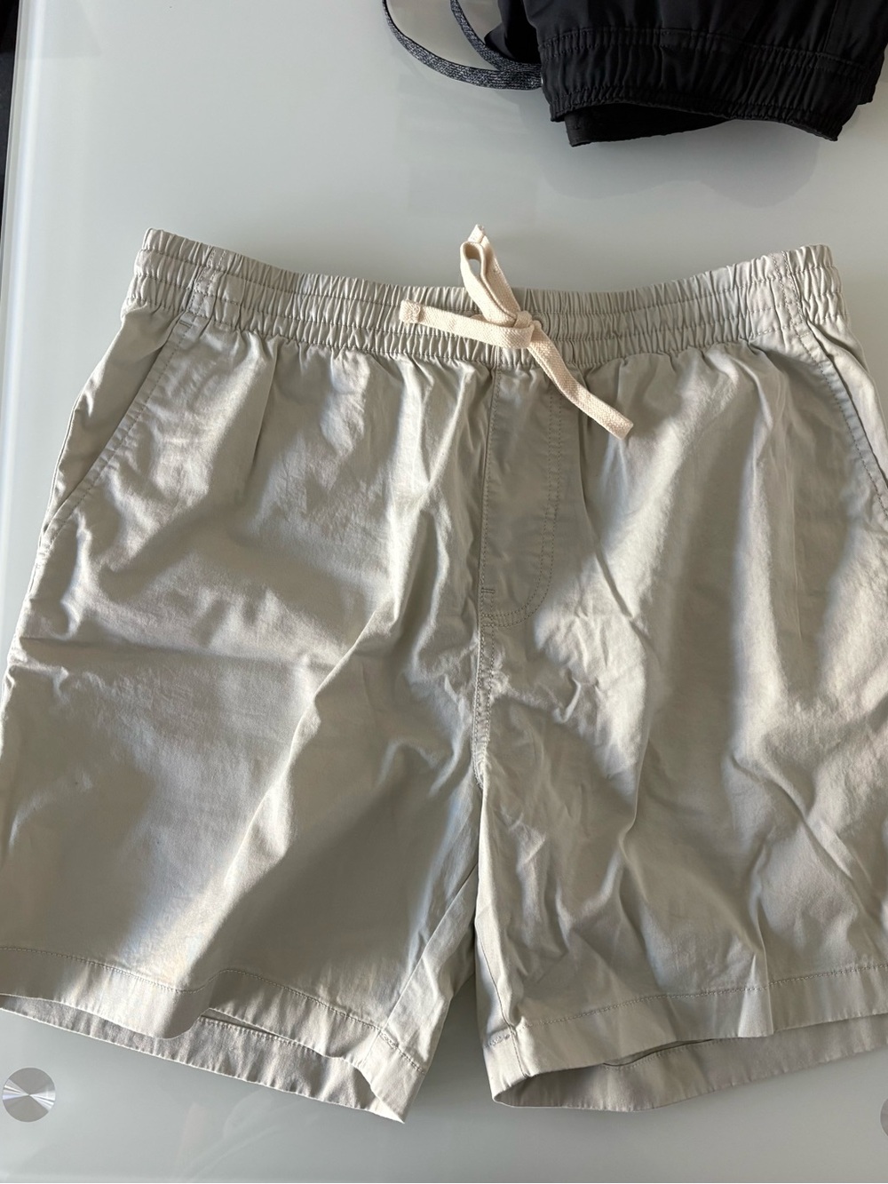 J. Crew Off-White Elastic Waist Top